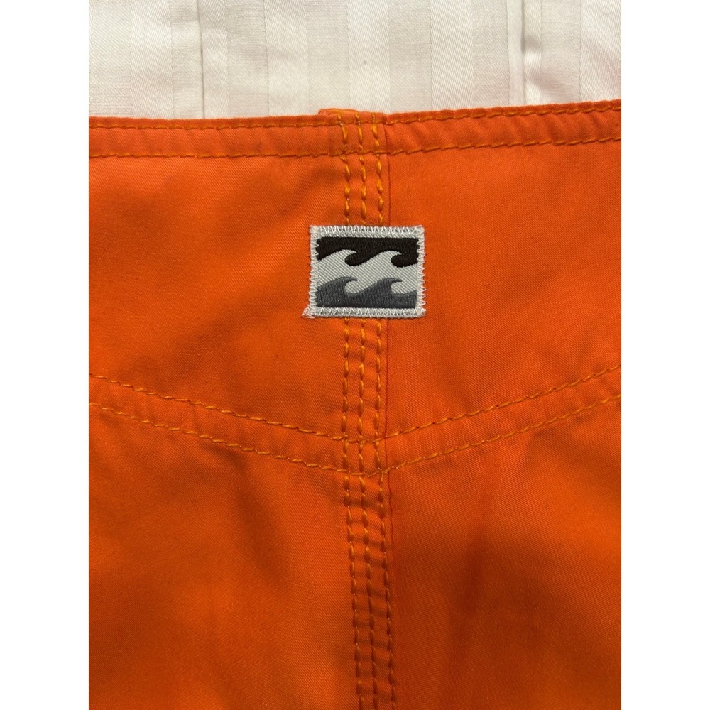 Billabong Orange Swim Trunks Board Shorts Cargo Pocket Size 36 (610) - Picture 6 of 10